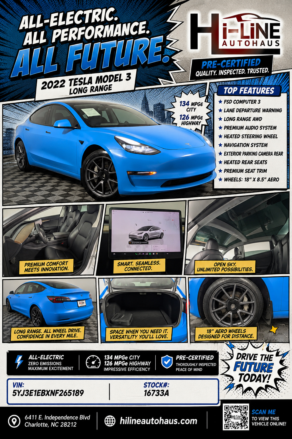 2022 Tesla Model 3 Long Range