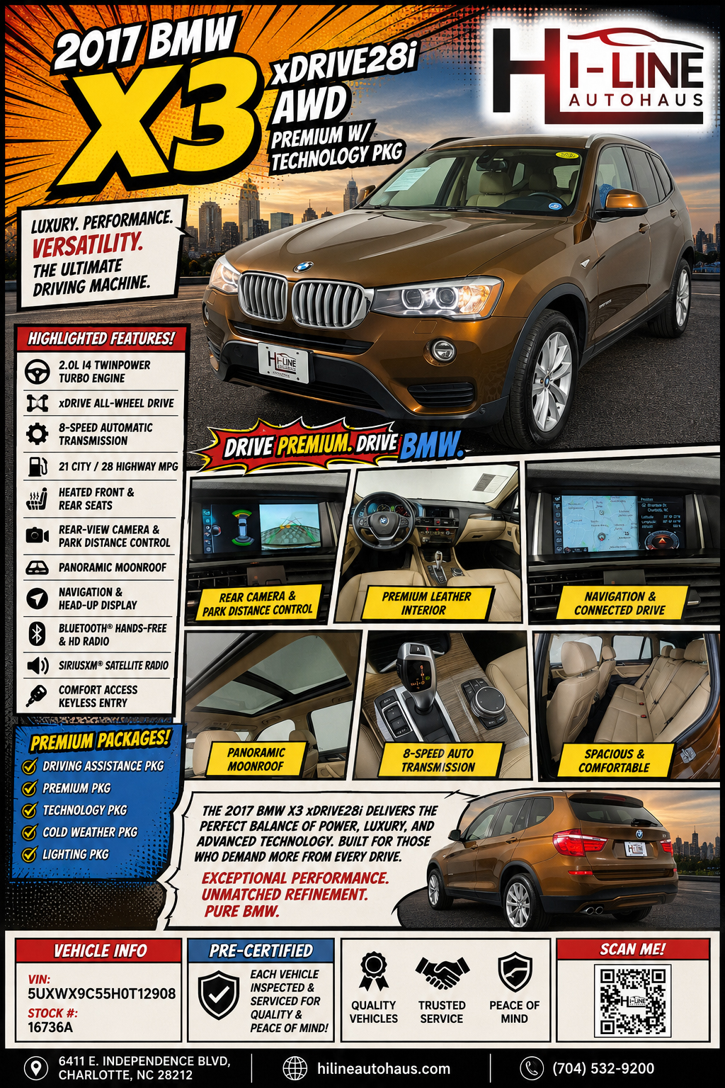 2017 BMW X3 xDrive28i