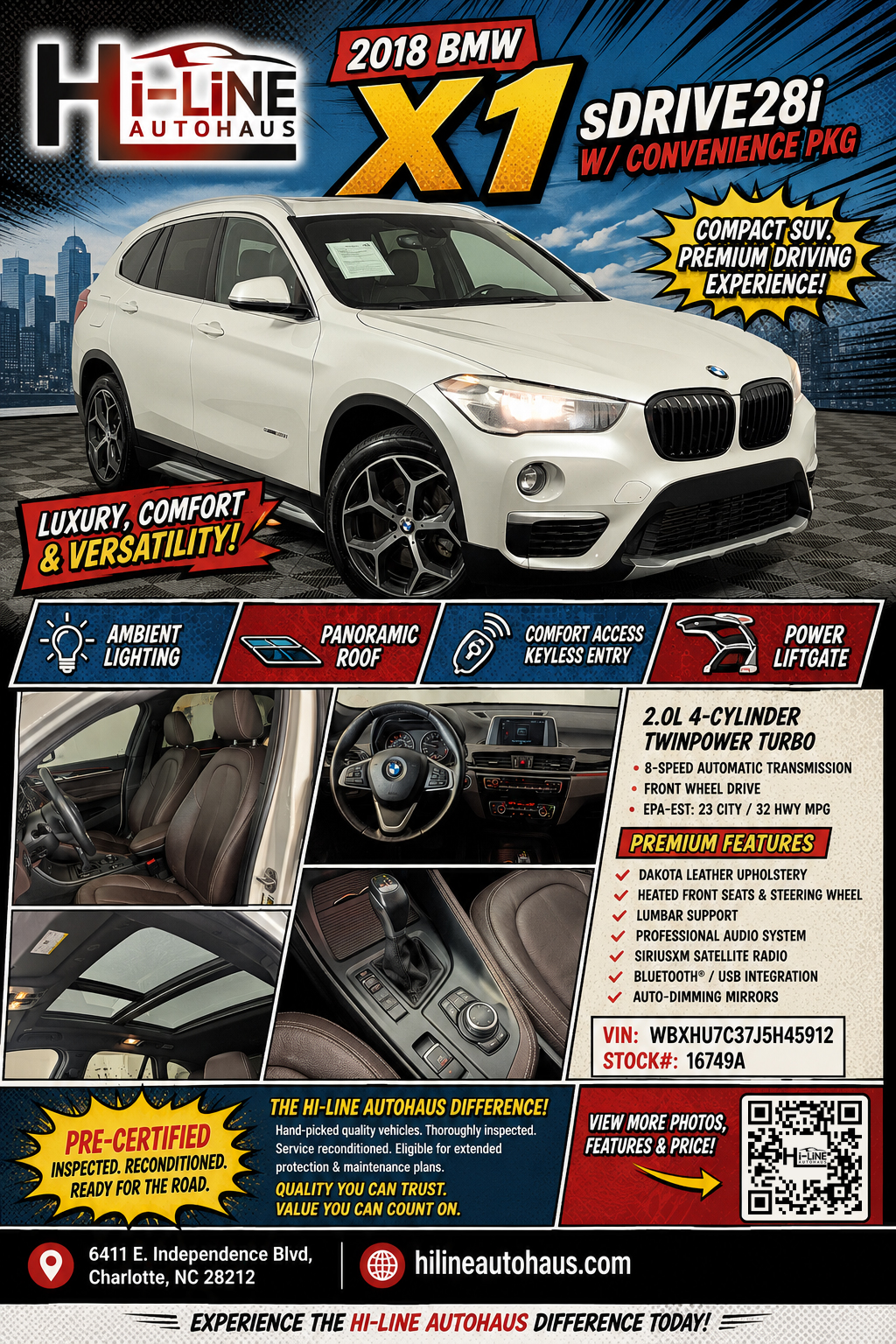 2018 BMW X1 sDrive28i