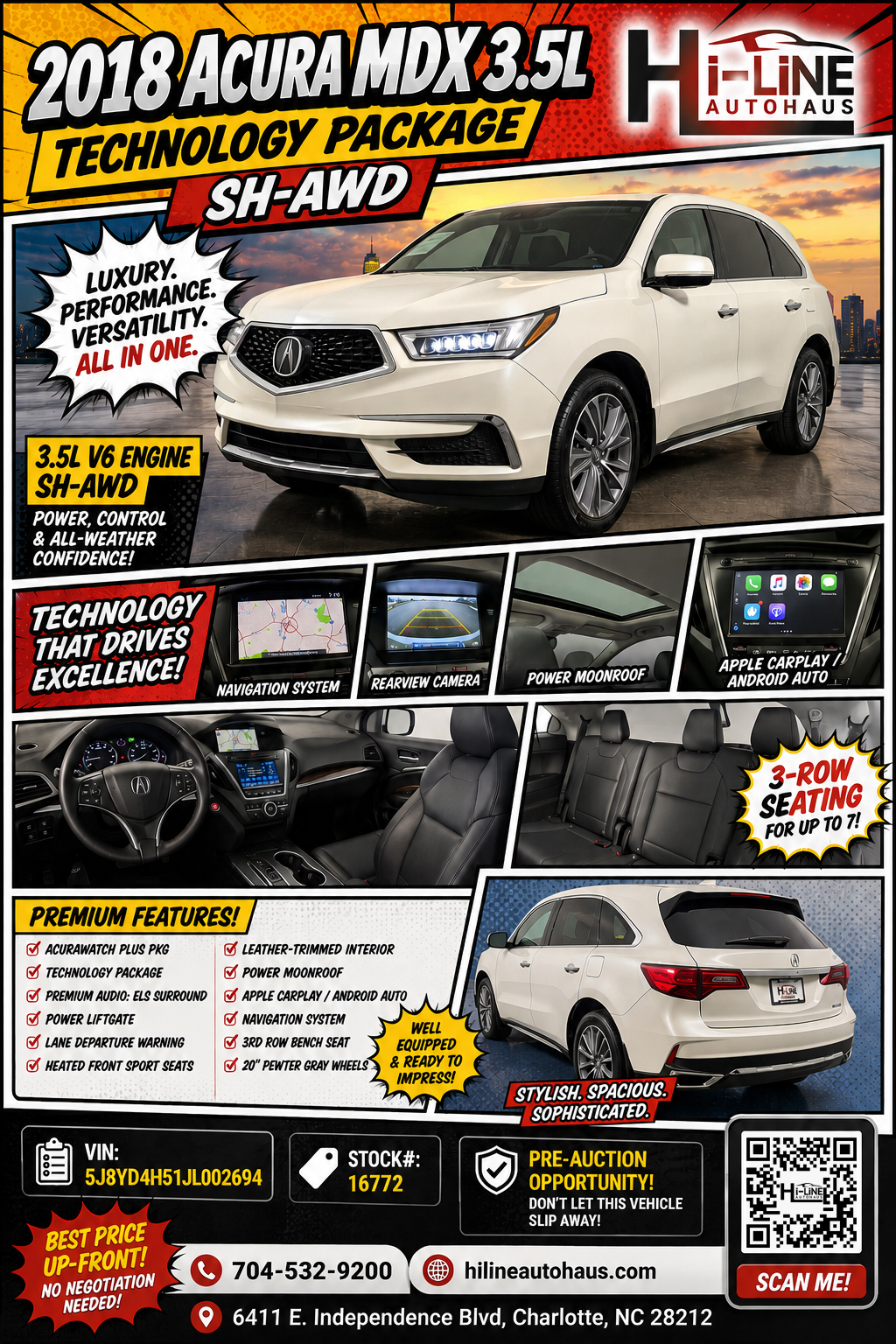 2018 Acura MDX 3.5L