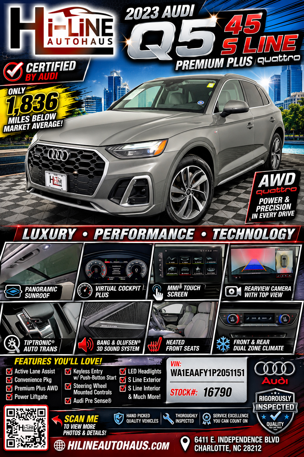 2023 Audi Q5 45 S line Premium Plus