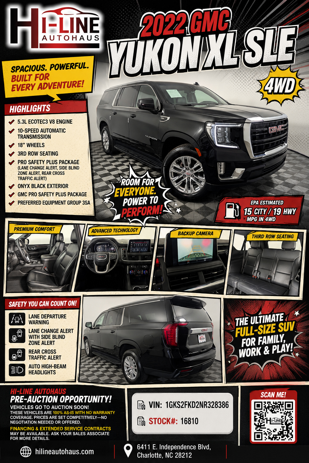 2022 GMC Yukon XL SLE