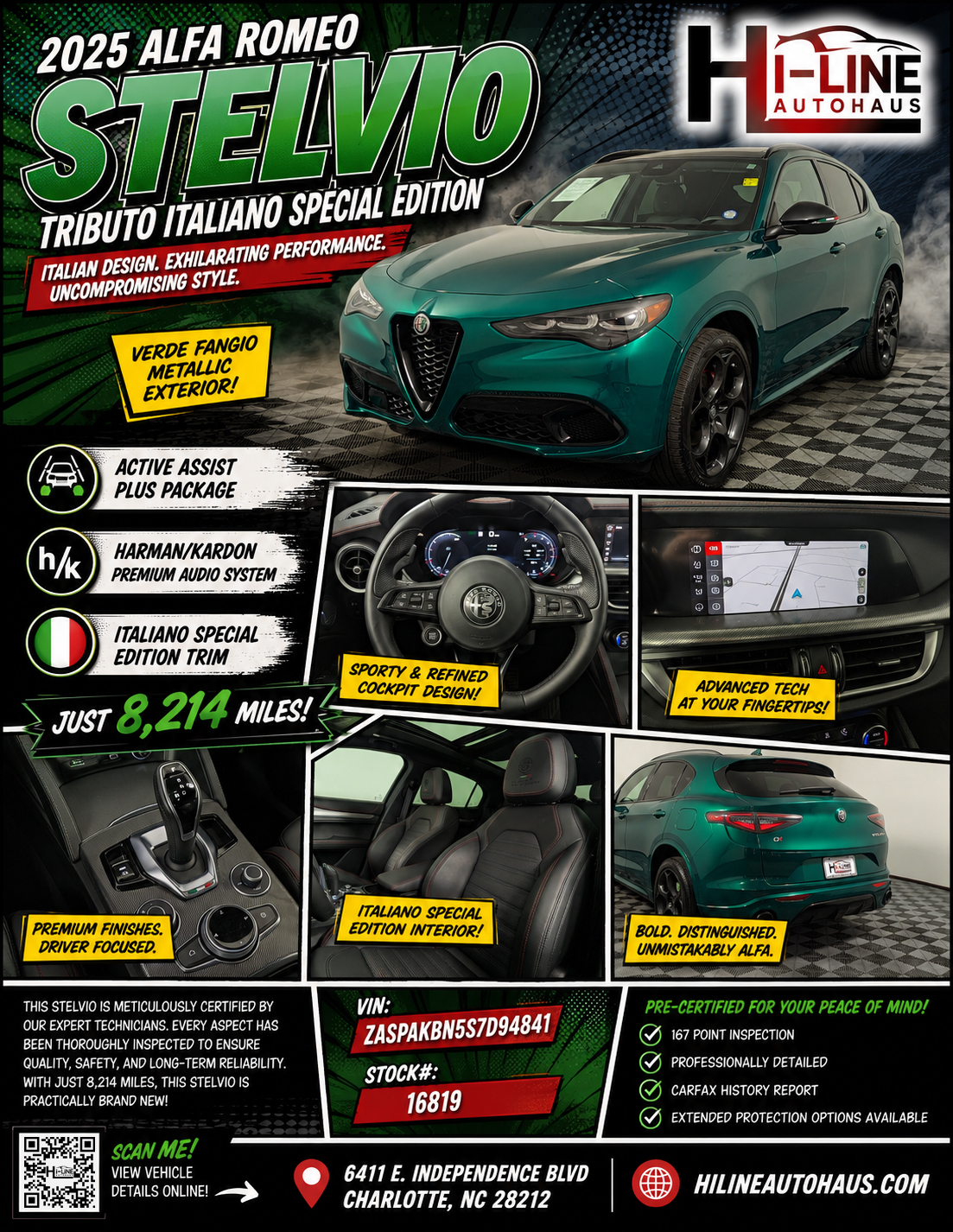 2025 Alfa Romeo Stelvio Tributo Italiano Special Edition